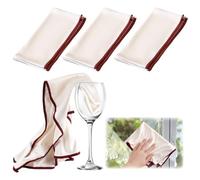 3 Pièces Polir Chiffon Pro Microfibre Magique Vitre Sans Trace,60 x 40 Cm Torchon Microfibre Vitre Anti Trace,Nettoyage Grands Chiffons Sans Peluches pour Fenêtre, Verre à Vin,Lunettes,Verre
