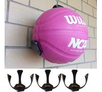 3 pièces porte-balle Support mural pour ballon de sport Support de stockage à domicile Rack mural pour football basket-ball volley-ball