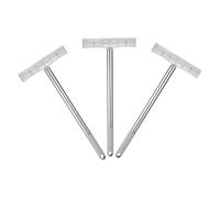 3 Pièces Porte-panneau de Bienvenue en Acier Inoxydable Portatif | Support Léger à Main, Design Stable et Résistant, Usage Polyvalent pour Élections, Meetings, Expositions