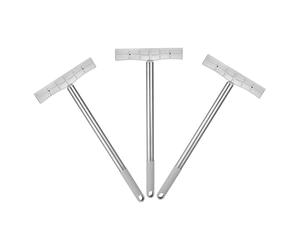 3 Pièces Porte-panneau de Bienvenue en Acier Inoxydable Portatif | Support Léger à Main, Design Stable et Résistant, Usage Polyvalent pour Élections, Meetings, Expositions