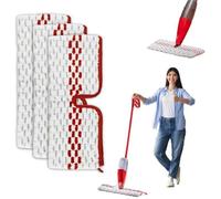 4 Pièces pour Vileda Spray Balai Recharge Kit,2 en 1 Microfibres Réutilisable pour Vileda 1-2 Spray Max Balai Recharge