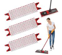 3 Pièces pour Vileda UltraMax XL Balai Serpillière Recharge Kit,51x14cm pour Vileda Ultramat XL 2en1 Microfibre Absorbante Recharge, pour Taches de Nettoyage pour Lavage Sol