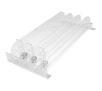 3 Pièces Pousseur de Rayonnage pour Boissons et Snacks, Modèle Ps | Installation Simple, Usage Facile, Gain de Place, pour Présentoirs de Supermarché et Rayons de Vente