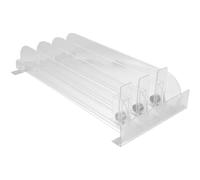 3 Pièces Poussoir D’étagère en Ps Transparent | Installation Facile, Surface Polie et Lisse, pour Caisse, Supérette, Réassort Rapide
