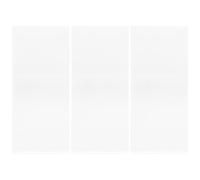 3 Pièces Présentoir de Table en Acrylique, Support Incliné | Insertion Facile des Feuilles, Structure Verticale à Fentes, pour Cartes Prix, Prospectus et Petits Espaces