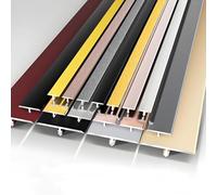 3 Pièces Profil de Transition en Aluminium T - L 90cm, Seuil de Plancher Décoratif pour Jonction, Barre de Séparation de Sols, Bande de Raccord Métallique pour Intérieur, L90cm 3PCS(Red,W3.3cm)