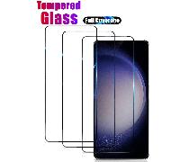 3 pièces Protecteur d'écran en verre trempé haute définition anti-rayures et anti-éclatement, compatible avec Samsung/Pixel/Honor/OPPO/VIVO/Realme/Infinix, installation facile sans bulles, dureté élev