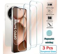 3 pièces Protecteur d'écran en verre trempé HD clair compatible avec OPPO Reno Find X8 X8s X8s+ Ultra A5 A3 Pro A2 Reno 14 Pro 13 13F 13FS 12F 12FS 11F 11A 9A 8T 8Z 8 7 A20 A40 A80 A18 A38 A58 A56 A57