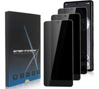 3 Pièces Protection D'écran Anti-Espion pour Google Pixel 8 Pro, Dureté 9H Ultra Résistant Couverture Complète Film en Verre Trempé Protection D'écran pour Google Pixel 8 Pro, Déverrouillage du Visage