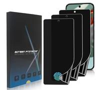 3 Pièces Protection D'écran Anti-Espion pour Google Pixel 9 Pro, [Non Verre] Couverture Complète TPU Film de Confidentialité Protecteur D'écran Google Pixel 9 Pro, Compatible avec Lecteur d’Empreinte