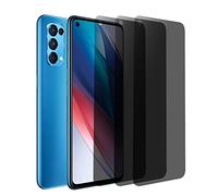 3 Pièces Protection d'écran Anti-Espion pour OPPO Realme C11, Dureté 9H, Anti-Rayures, Sans Bulles, Privacy Protecteur d'écran Film en Verre Trempé pour OPPO Realme C11