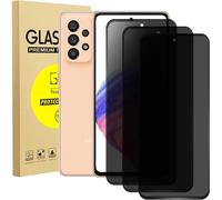 3 Pièces Protection D'écran Anti-Espion Pour Samsung Galaxy A53/A52/51, Dureté 9h Ultra Résistant Couverture Complète Film En Verre Trempé Protecteur D'écran De Confidentialité Pour Samsung Galaxy A5