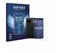 3 Pièces Protection écran en verre pour Google Pixel 9 Pro (Avant+Caméra)