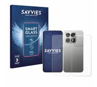 3 Pièces Protection écran en verre pour Xiaomi 15T (Avant+Arrière)