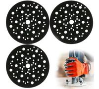 3 Pièces Protège Disque Ø150mm 70 Trous, Protège PadDe Ponceuse Avec Velcro, Protège Pad DePonceuse, Protège Coussin PourPonceuse Excentrique, Tapis Protecteur De Polissage Pour Pad De Ponceuse