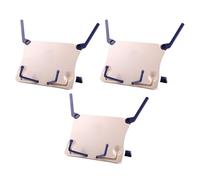 3 Pièces Pupitre Portable Pliable pour Partitions, Plastique Blanc | Lecture Stable sans Secousses, Angle Réglable, Clips Pliants, pour Enseignants, Musiciens en Déplacement