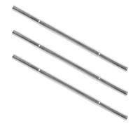 3 Pièces Rallonge de Manche de Golf pour Clubs en Fer, Tige 0, 58 | Acier, Compatible Diverses Poignées et Interfaces de Tête, Pose Facile