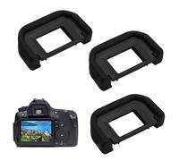 3 Pièces Rechange Oeilleton de Caméra Oculaire pour Canon EF, Oeilleton de Caméra Anti Lumière Parasite pour Canon EOS 300D 350D 400D 450D 500D 550D 600D 1000D 1100D 700D 100D Canon Rebel XT XTi XS