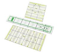 3 Pièces Regle Patchwork Couture - 15 x 15 cm/15 x 30 cm/5 x 30 cm - Règle de couture pour matelassage, bricolage, projets en tissu, travaux manuels