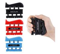 3 Pièces Renforceur de Doigt, Exercice de Doigt Exerciseur d'Extenseur de Doigt Équipement d'Entraînement Poignée de Main