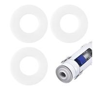 3 Pièces Rondelle D'etanchéité de Remplacement pour Geberit 816.418.00.1, Joints d'Étanchéité en Caoutchouc de Silicone Transparent, Joint Chasse d'Eau WC Suspendu 63 x 32 x 3 mm