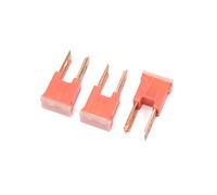 3 pièces rose boîte 30A 32V mâle droit longues lames PAL fusible for voiture automatique Câblage de protection