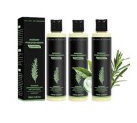 3 Pièces Rosemary Shampoo, Shampooing Romarin Pour La Croissance Des Cheveux, Shampooing À La Kératine Hydrolysée Au Romarin, Naturel Nourrissant Et Hydratant Shampoing Anti Chute Pour Femmes, Hommes