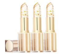 3 pièces rouge à lèvres clair qui change de couleur brillant brillant résistant au transfert hydratant couleur changeante bâton à lèvres pour les femmes longue durée 24 heures