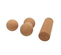 3 Pièces Rouleau de en Liège Colonne Massage Cylindrique Balle Pilates Tissu Profond Rouleau Équilibre Relâchement Amélioration Mobilité Adapté
