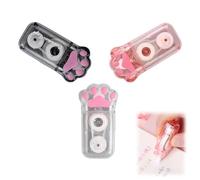 3 Pièces Rubans Correcteurs Mini Compacts, Bande correctrice pour pattes de chat, Roller Correcteur Blanc pour École, Bureau pour Scrapbooking, Cadeau pour Toutes Occasions, Matériaux Durables et Sûrs