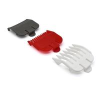 3 Pièces : Sabot Peignes with Stand Peignes-Guides Professionnels de Rechange - 1,5 mm (1/16") et 3 mm (1/8") 4,5mm (3/16")- Compatibles avec les Tondeuses Wahl Magic Clip et Senior Super Taper