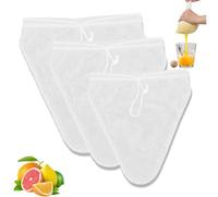 3 pièces Sac a Lait Vegetal Nylon, Filtre Lait Végétal Reutilisable Machine a lait Vegetal, Filtre à Lait de Soja, Sac à Lait De Noix pour Filtrer le Thé, les Jus de Fruits, le Café, les Jus LéGumes