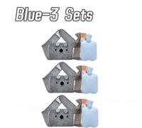 3 Pièces Sac D'eau Chaude Taille Couverture Ceinture Ventre Abdominale Bande Chauffante Taille Chaude Couverture Ceinture Pour Cou Main Avec Sac De Bouteille D'eau Chaude - Type Blue-3 Sets #A