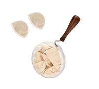 3 Pièces Sacs Filtres à Café Pratiques pour Machine à Gouttes à Main Trois Tailles Différentes Passoire à Chaussettes à Café Ensemble de Sacs Filtres à Verser en Coton