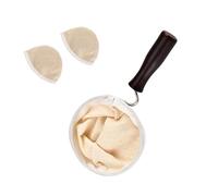 3 Pièces Sacs Filtres à Café Pratiques pour Machine à Gouttes à Main Trois Tailles Différentes Passoire à Chaussettes à Café Ensemble de Sacs Filtres à Verser en Coton