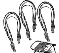 3 pièces Sangle Moto tendeurs Elastique avec Crochets, 68-120cm Corde Élastique pour Vélo,3 en 1 Sangles Porte-Bagages,tendeurs Plat Elastique avec Crochets pour Bagages Casque de Moto