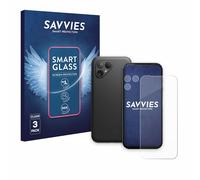 savvies 3 Pièces Protection Écran Verre pour Fairphone 5 (Avant+Caméra) 9H Film Protecteur, Film en Verre, Transparent, sans Bulles, Anti-Fingerprint, Anti-Rayures, Verre Trempé