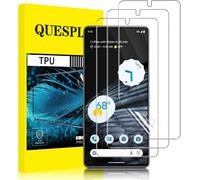 [3 Pieces] Screen Protector For Google Pixel 7 Pro 5g, High Quality 3d Curved Full Coverage Tpu Screen Protector, Bubble-Free, Compatible With Fingerprint Reader