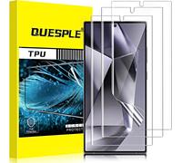 [3 Pieces] Screen Protector For Samsung Galaxy S24 Ultra 5g, High Quality 3d Curved Full Coverage Tpu Screen Protector Film Bubble-Free Compatible With Fingerprint Reader