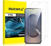 [3 Pieces] Screen Protector For Samsung Galaxy S25 Ultra 5g, High Quality 3d Curved Full Coverage Tpu Screen Protector Film Bubble-Free Compatible With Fingerprint Reader