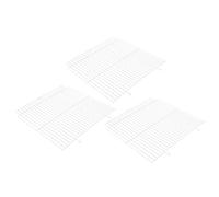 3 Pièces Séparateur de Cage en Fer pour Hamster | Panneau de Séparation des Animaux, Organisation Flexible de L’espace, pour Rongeur et Habitat, Format 47