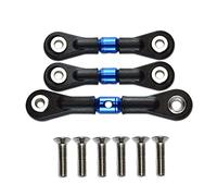 3 PièCes SéRies Tige de de Biellette de Direction pour -02-02T TT02 TT02T 1/10 Accessoires de PièCes de Mise à Niveau de Voiture TéLéCommandéE, Bleu