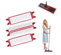 3 Pièces Serpillere Recharge pour Vileda Balai Microfibre Kit, pour Vileda Ultramax Mop/Plus Easy Wring Absorbante Recharge, pour Enlevez Les Taches Sales Gardez Le Sol Propre, Lavable en Machine
