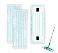 3 Pièces Serpillères de Rechange pour Leifheit Clean Twist M Ergo Micro Duo | 38x15cm Serpillères en Microfibre pour Leifheit Balais à Franges Remplacement Housses de Rechange pour Tous Les Sols