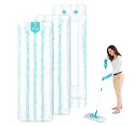3 Pièces Serpillière Rechange pour Leifheit Profi XL Micro Duo Kit, pour Leifheit Profi XL Cotton Plus Housse pour Balai Nettoyante Absorbante, pour Tous Les Types de Sols Élimine Les Taches