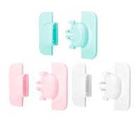 3 Pièces Serrures De Sécurité Pour Enfantss - Loquet Sécurité Enfantss - Serrure De Porte De Réfrigérateur Et De Congélateur Pour Enfantss, Facile À Installer, Aucun Outil Ni Mèche