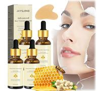 3 Pièces Sérum Avancé au Venin d'abeille Essence Anti-rides au Venin d'abeille Vintesse Sérums de Venin d'abeille Avancé Naturalvital Bee Venom Essence et 1 Planche Gua Sha