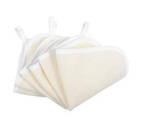 3 Pièces Serviette Exfoliante en Nylon Beige, Double Face | Non Absorbante, Séchage sans Odeur, Usage et Voyage, pour Soins Quotidiens et Peau Lisse