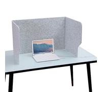 3 Pièces Set Panneau Séparation De Bureau 60/80/100cm, Séparateur De Table Pliable, Paravent D'intimité Autonome, Diviseur De Table En Polyester, Concentre L'attention, Pour L'école, La Bibliothèque