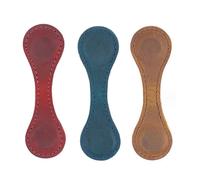 3 Pièces Signets Magnétiques, Clip De Marqueurs De Livre En Cuir Pour Lire Amateur De Livres Écrivain Lecteur Enfants Femmes